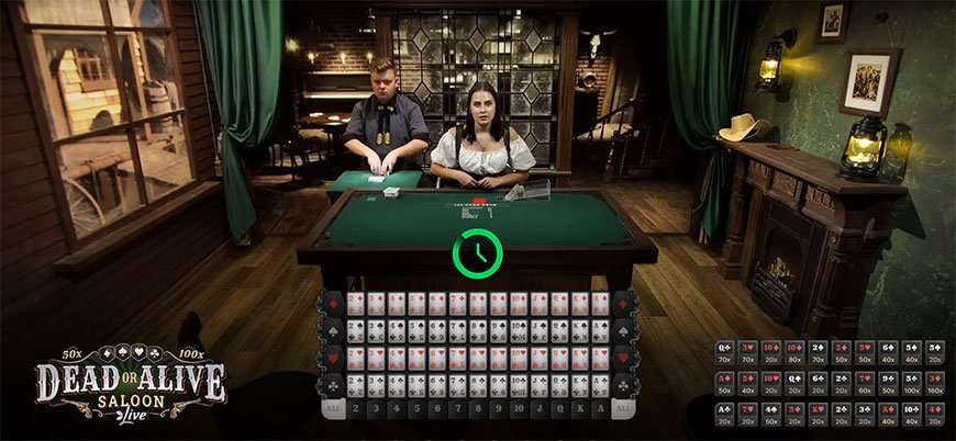 Dead or alive saloon game play 1