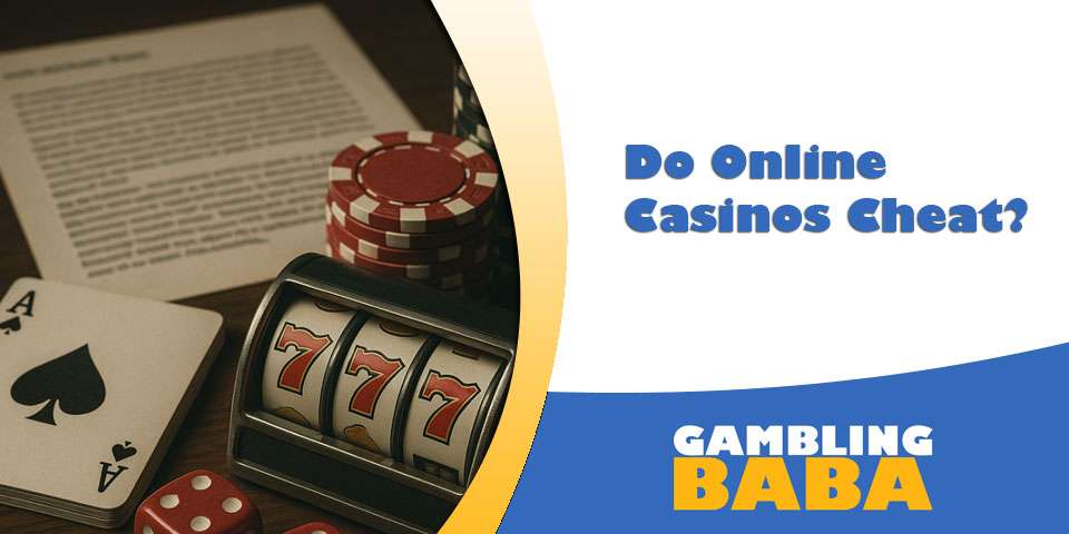 Do online casinos cheat?
