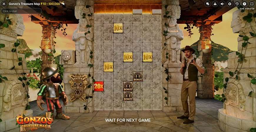 Gonzos treasure map gameplay