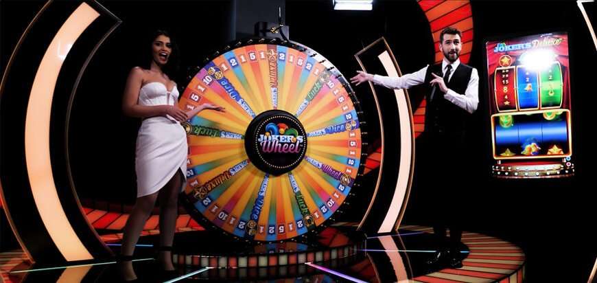 Live Joker's Wheel banner