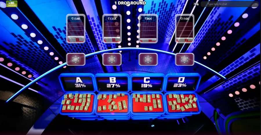 Money drop mini-game