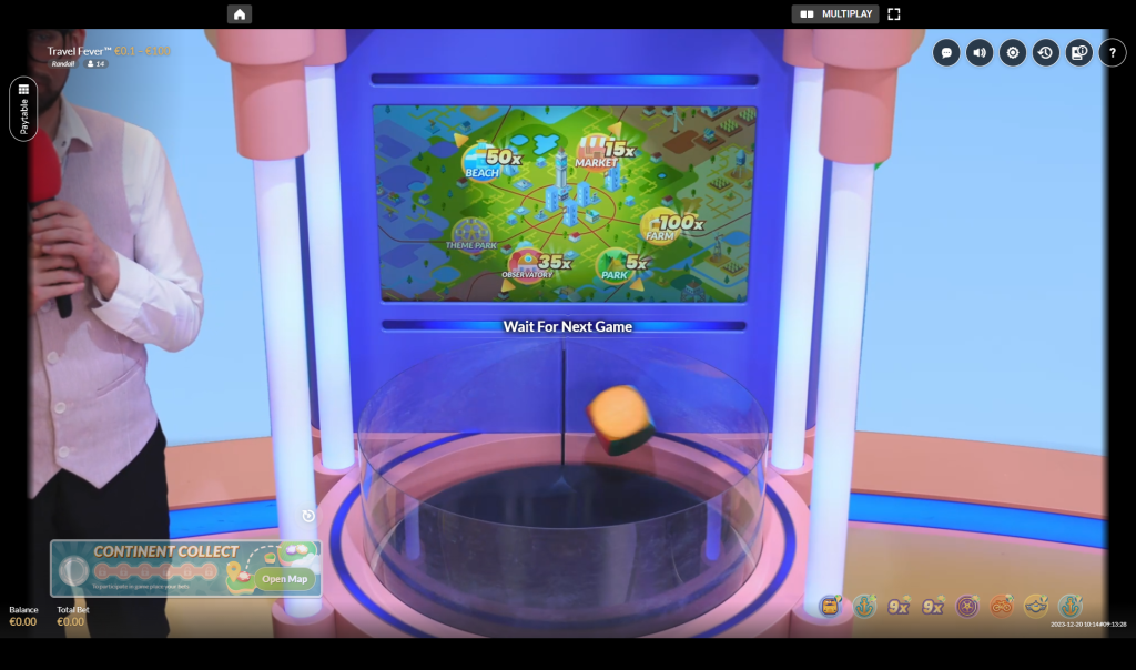 Travel Fever Flying Dice Bonus Game