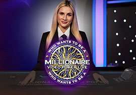Who Wants to Be a Millionaire Video Poker Live Logo