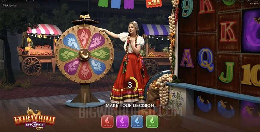 Extra Chilli Epic Spins wheel spins