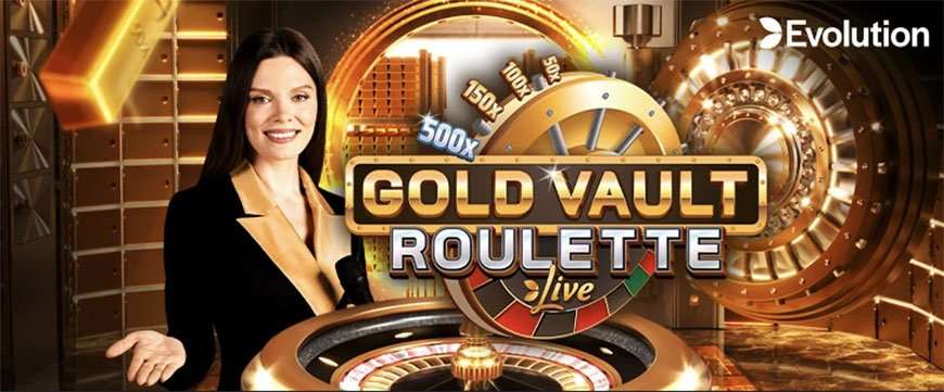 Gold Vault Roulette Banner