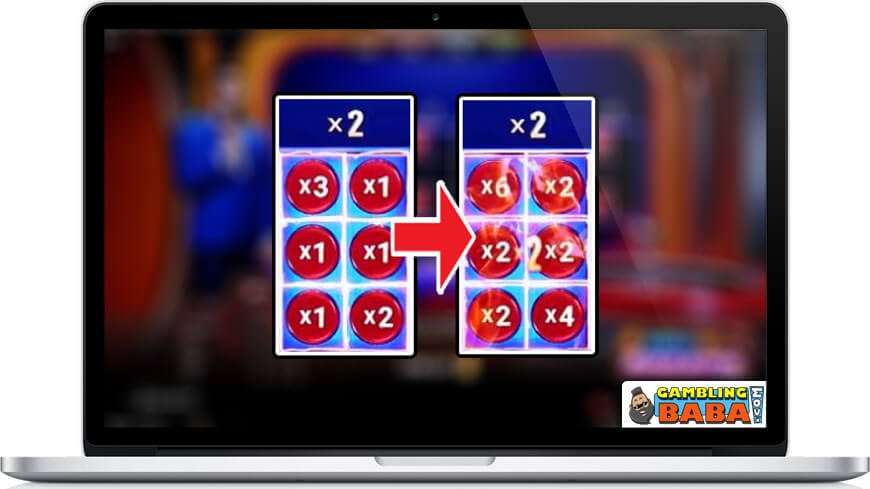 Mega Fire blaze roulette multiplier function