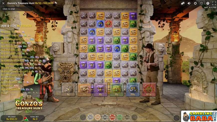overview of the full gonzo treasure hunt game