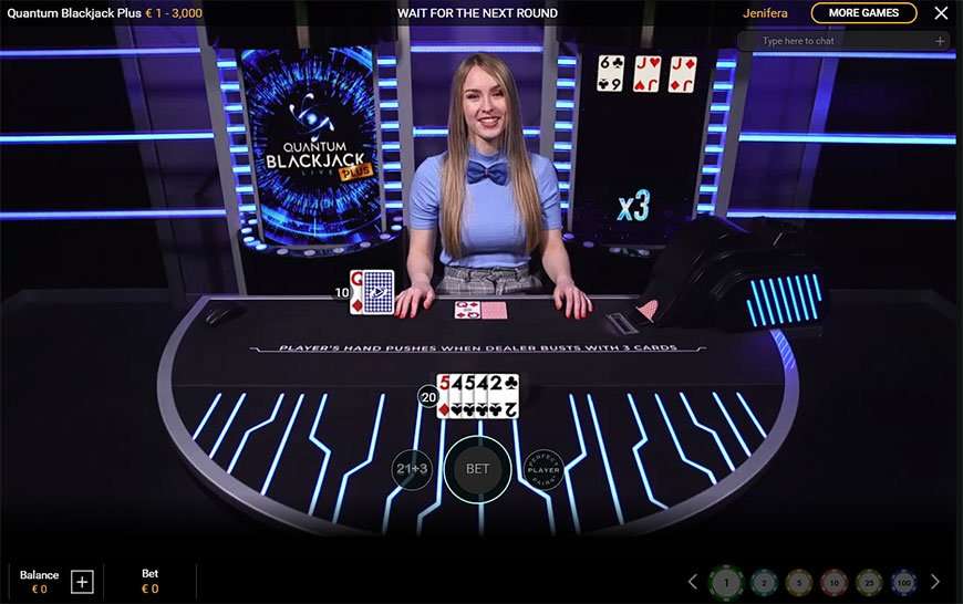 quantum-blackjack plus