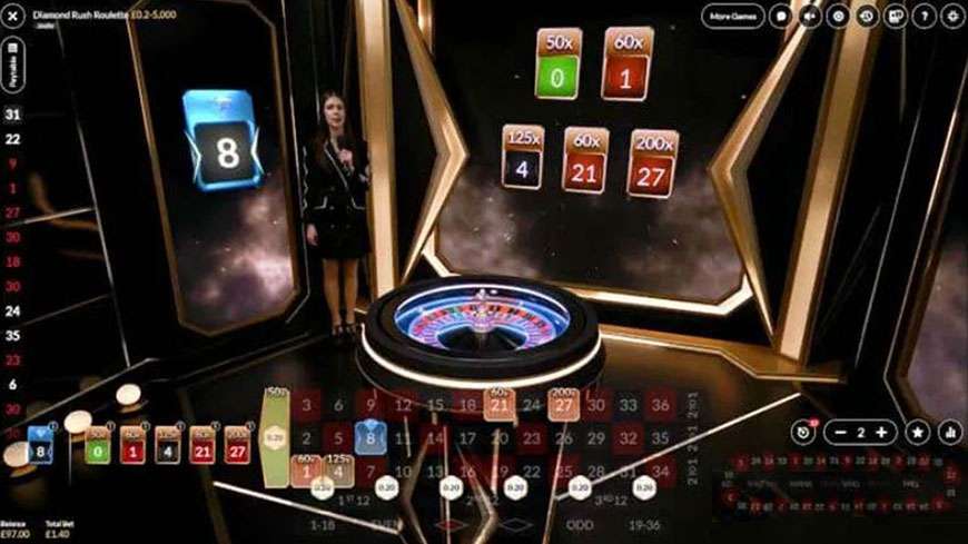 Diamond Rush Roulette by OnAir